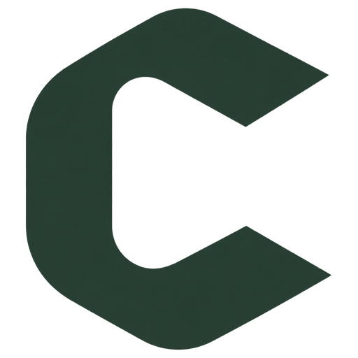 Congar's deep-green, open C-shaped mark